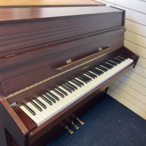 Kemble Sovereign Mahogany Satin Upright Piano