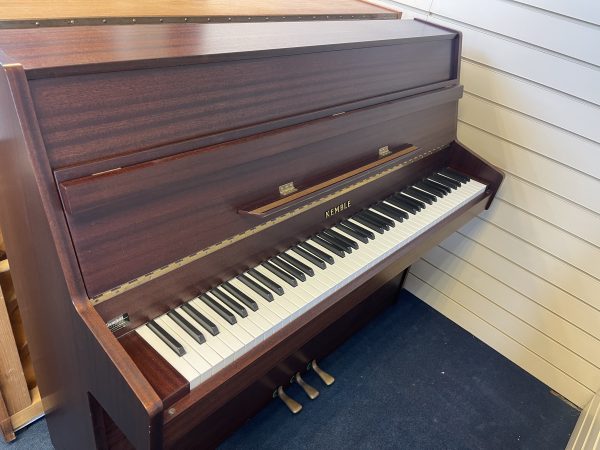 Kemble Sovereign Mahogany Satin Upright Piano