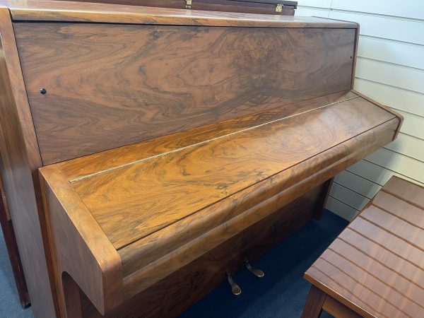 KNIGHT K6 FIGURED WALNUT SATIN UPRIGHT PIANO - Image 2