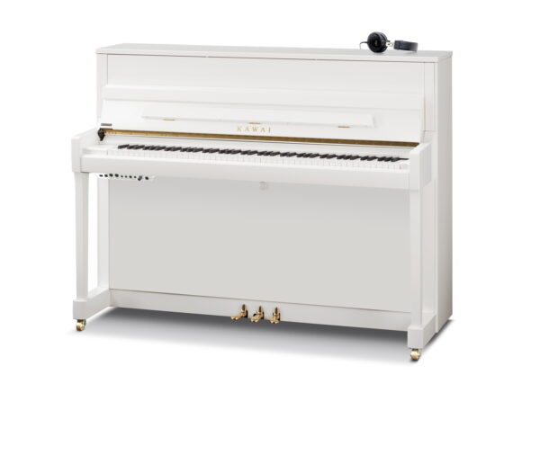 Kawai K200 ATX4 White Polish Upright Piano