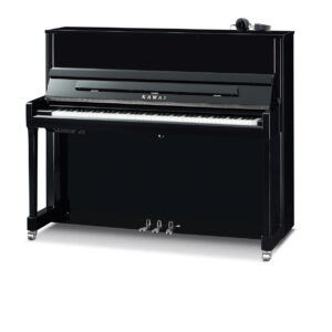 Kawai K300 ATX Black Polish with Silver Fittings Upright Piano