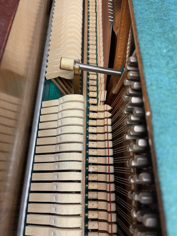 ZIMMERMANN 111V TEAK SATIN UPRIGHT PIANO - Image 3